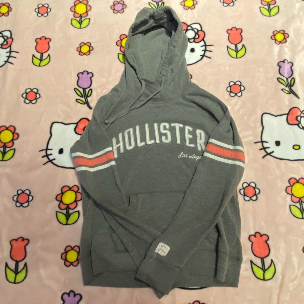 Grey Hollister Hooded Sweater